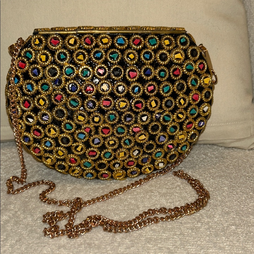 ⭐️NEW Ramla Atom Mosaic Handmade Crossbody Clutch Bag⭐️ - Picture 6 of 7